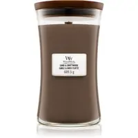 Woodwick Sand & Driftwood lumânare parfumată cu fitil din lemn