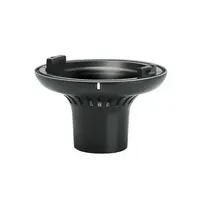 Fixing Bases For Sound Modules. Ø62mm, For Extension Connection, Plastic, Black Colour
