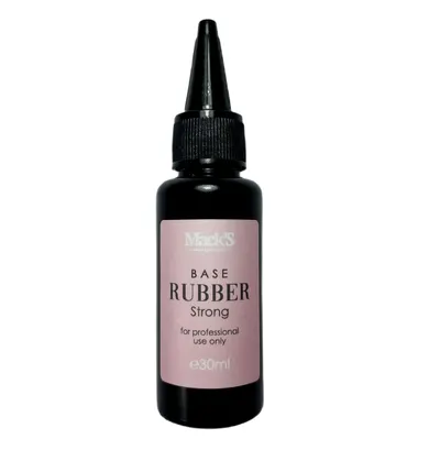 Rubber Base Clear Strong Mack’s 30ml – Bază Cauciucată Profesională | FSM România