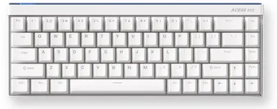 Tastatură mecanică MCHOSE - Ace 68 Air, comutator magnetic Mount Tai GT, RGB, albă