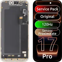 Display cu Touchscreen Apple iPhone 17 Pro, cu Rama, Negru, Service Pack 661-56125