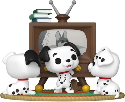 Figurina - Funko Pop! Moments - 101 Dalmatians - Rolly, Patch & Lucky wit TV
