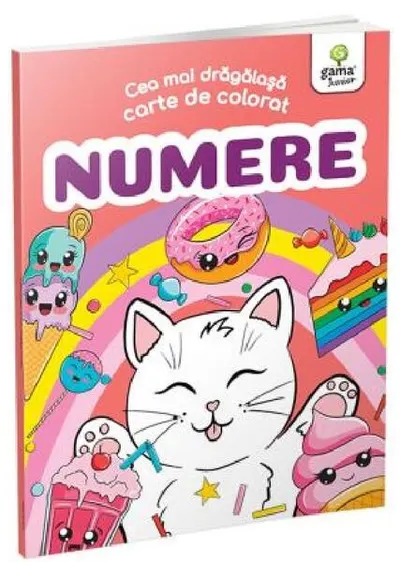 Cea mai drăgălașă carte de colorat. Numere - Paperback brosat