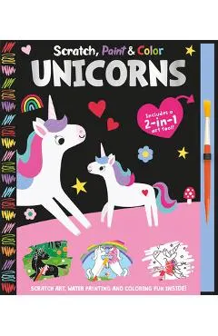 Scratch, Paint & Color Unicorns