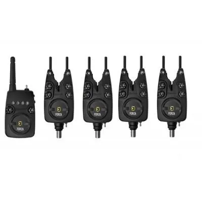 Set avertizori wireless Delphin FORZA LIFE+, statie + 4 avertizori, negru