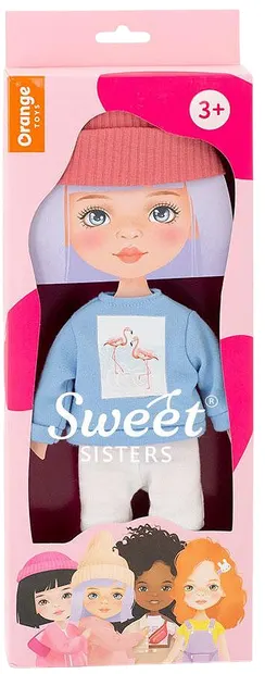 Orange Toys Sweet Sisters Sweet Sisters Set de îmbrăcăminte pentru păpuși - Blue Sweatshirt