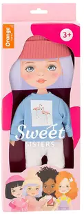 Orange Toys Sweet Sisters Sweet Sisters Set de îmbrăcăminte pentru păpuși - Blue Sweatshirt