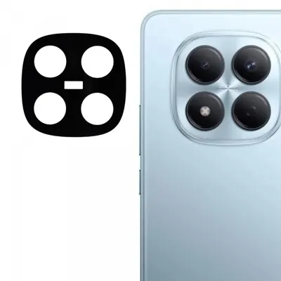 Folie de protectie Camera Spate Techsuit pentru Xiaomi Redmi Note 15 Pro 4G, Sticla Securizata, Neagra