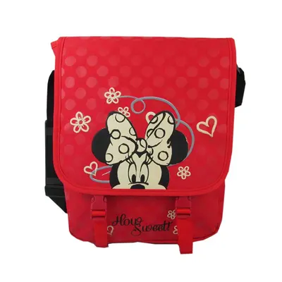 Geanta de umar, rosie, 34x28x10 cm, Minnie Mouse Pigna