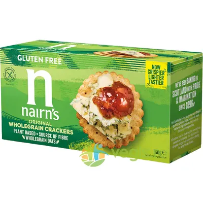 Crackers din Ovaz Integral fara Gluten 160g