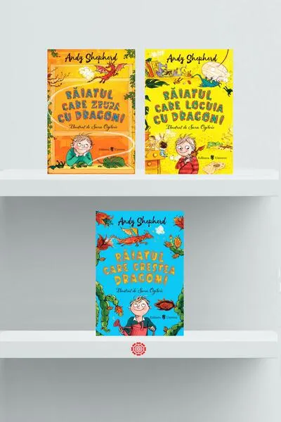 Pachet Băiatul care creștea dragoni - Paperback brosat - Andy Sheperd