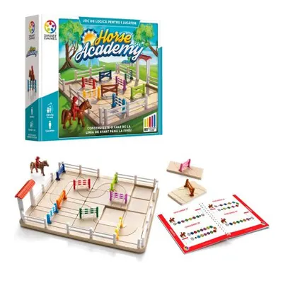 Smart Games - Horse Academy, joc de logica cu 80 de provocari, 7+ ani, editie lb. Romana