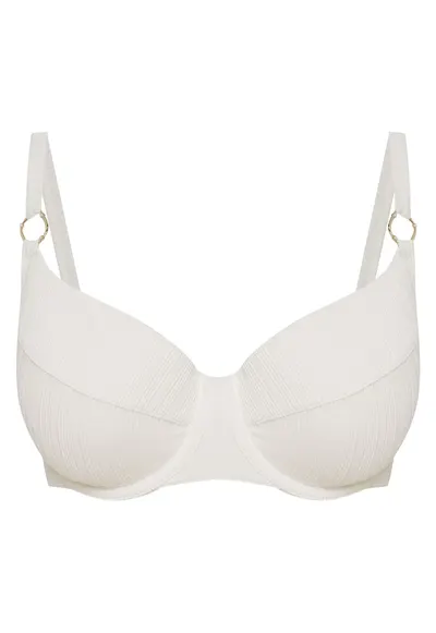 Sutien de baie dama classic Pearl Alb - Alb
