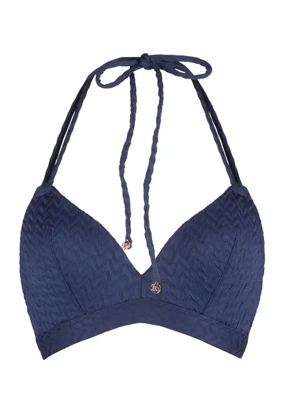 Sutien halter de baie - Albastru inchis