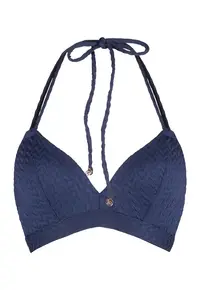 Sutien halter de baie - Albastru inchis