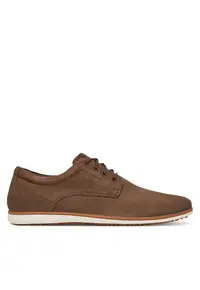 Pantofi barbatesti - HENSON-29A - piele naturala - maro