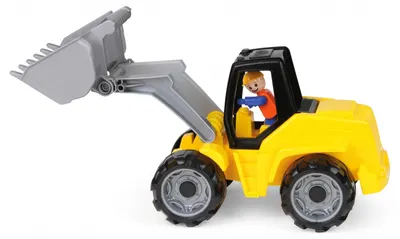 Jucărie pentru copii Lena Truxx - Buldozer cu figurină, 36 cm