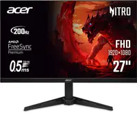Monitor gaming Acer - Nitro QG271X1bmiipx, 27'', 200Hz, 0.5ms, IPS