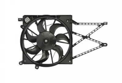 Ventilator radiator (cu carcasa) potrivit OPEL ASTRA G, ASTRA G CLASSIC, ASTRA G KOMBI, ASTRA H, ZAFIRA A, ZAFIRA B 1.2-2.2 02.98-04.15