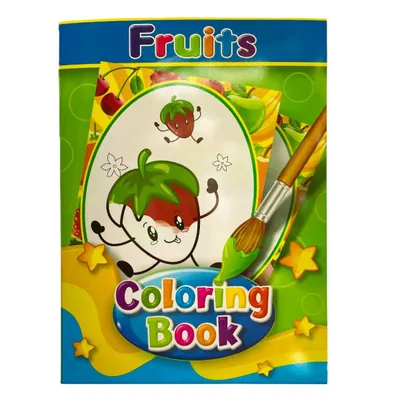 Carte de colorat Fructe (12 pag.) - engros
