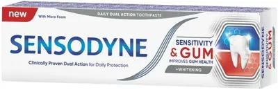 Sensodyne Pastă de dinţi Sensitivity & Gum Whitening, 75 ml