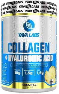 Collagen + Hyaluronic Acid, ananas, 400 g, Yava Labs