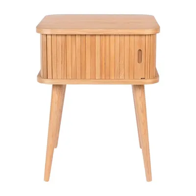 Noptieră în culoare naturală cu aspect de lemn de stejar Barbier – Zuiver