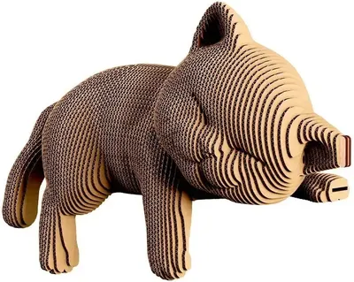 Puzzle 3D Cartonic din119 piese - Pisicuță somnoroasă