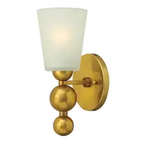 Aplica Zelda 1 Light Wall Light – Vintage Brass