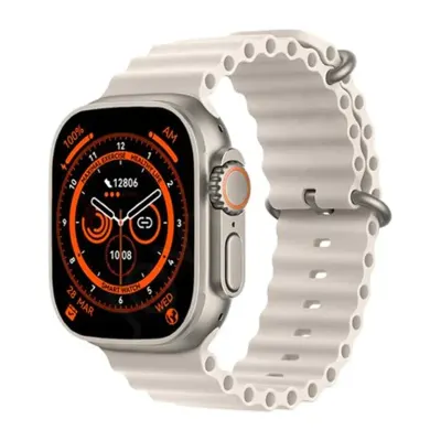 Ceas inteligent SmartWatch Z68 Ultra, compatibil cu orice telefon, apel Bluetooth, incarcator wireless, metal