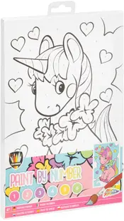 Grafix Paint by Numbers Set - Unicorn