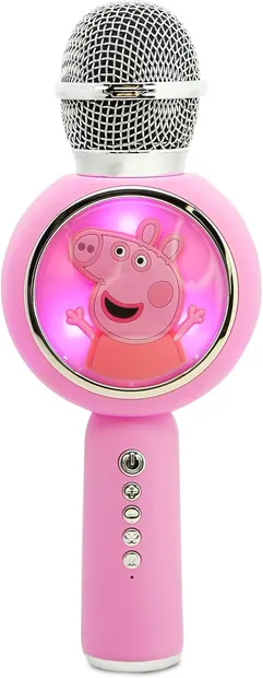 Microfon OTL Technologies - Peppa Pig PopSing LED Light Up, roz