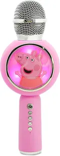 Microfon OTL Technologies - Peppa Pig PopSing LED Light Up, roz