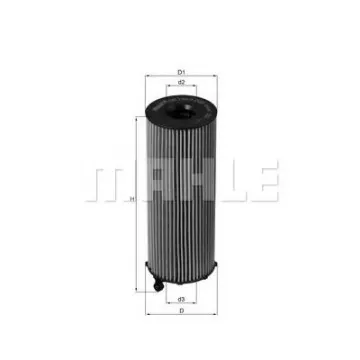 Filtru ulei MAHLE ORIGINAL OX 196 3D