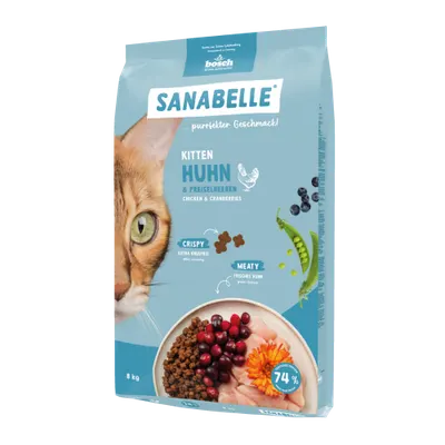 Hrana uscata pentru pisici Sanabelle Kitten 8kg