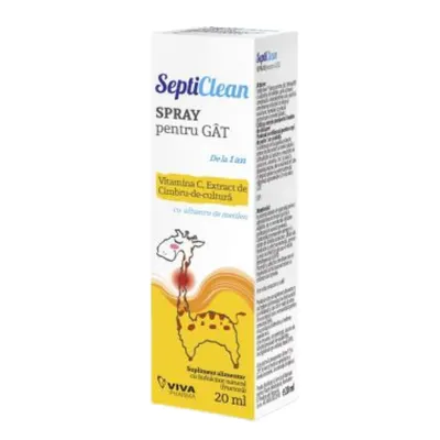 Septiclean Spray pentru Gat 20ml