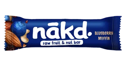 Baton briosa cu afine raw vegan, 35g, Nakd