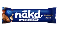 Baton briosa cu afine raw vegan, 35g, Nakd