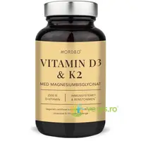 Vitamina D3 (2500UI) + Vitamina K2 + Magneziu Bisglicinat 90cps