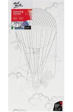 Pictura pe panza canvas. Balon cu aer cald 30 x 60