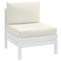 vidaXL Perne de paleți, 2 buc., melanj crem, material textil