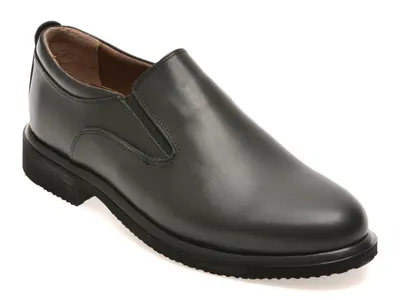 Pantofi eleganti BITE THE BULLET negri, RZ005, din piele naturala