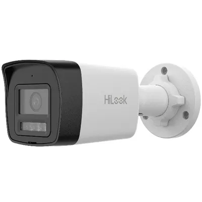 Camera de supraveghere IP Hikvision HiLook IPC-B140HA-LUC, 4 MP, Bullet, Smart Hybrid Light 20m, IP67
