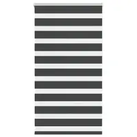 vidaXL Jaluzea tip zebra neagră lățime țesătură 80,9 cm poliester