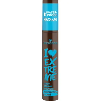 Mascara rezistenta la apa I Love Extreme Crazy Volume Nr. 01 Cozy Brown, 12ml, Essence