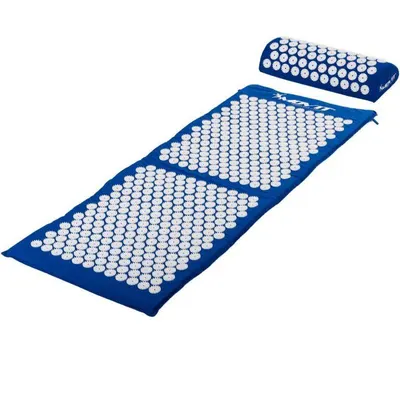 Covoras de presopunctura MOVIT® cu perna 130 x 50, albastru