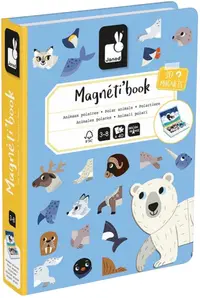 Carte magnetică pentru copii Janod - Animale polare