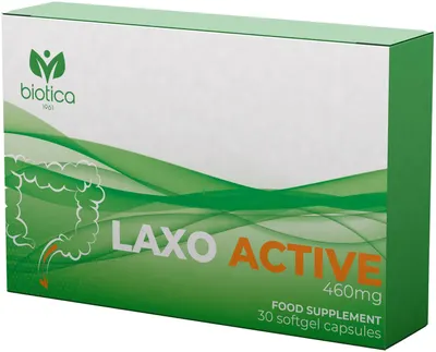 Laxo Active, 460 mg, 30 capsule, Biotica 1961