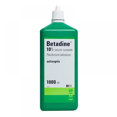 Betadine solutie, 100 mg/ml, Egis Pharmaceuticals | 1000 ml