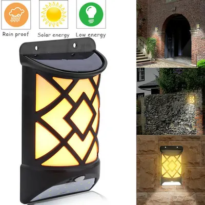 Lampa perete solara cu senzor (flacara) MX-F12